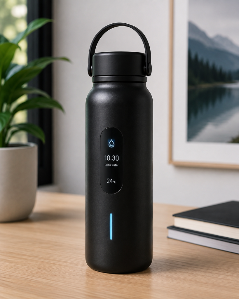 Useful everyday gadget – smart water bottle with hydration reminder
